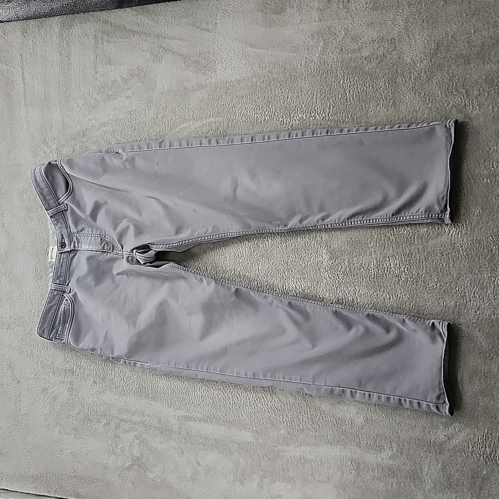 Docker Jeans Mens 34 Grey Athletic Fit Straight Leg Classic 5 Pocket
